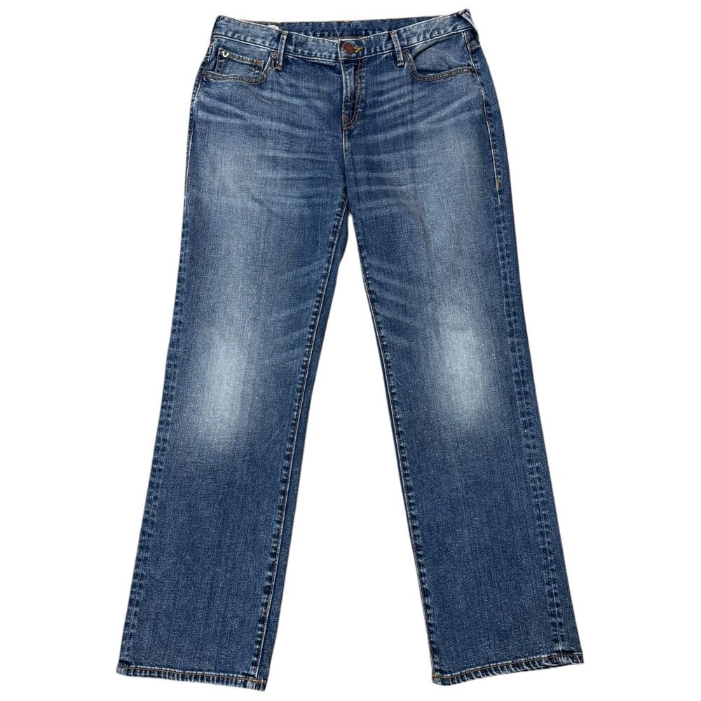 True Religion Rumer Loose Relaxed Straight Mid Rise Jeans 29